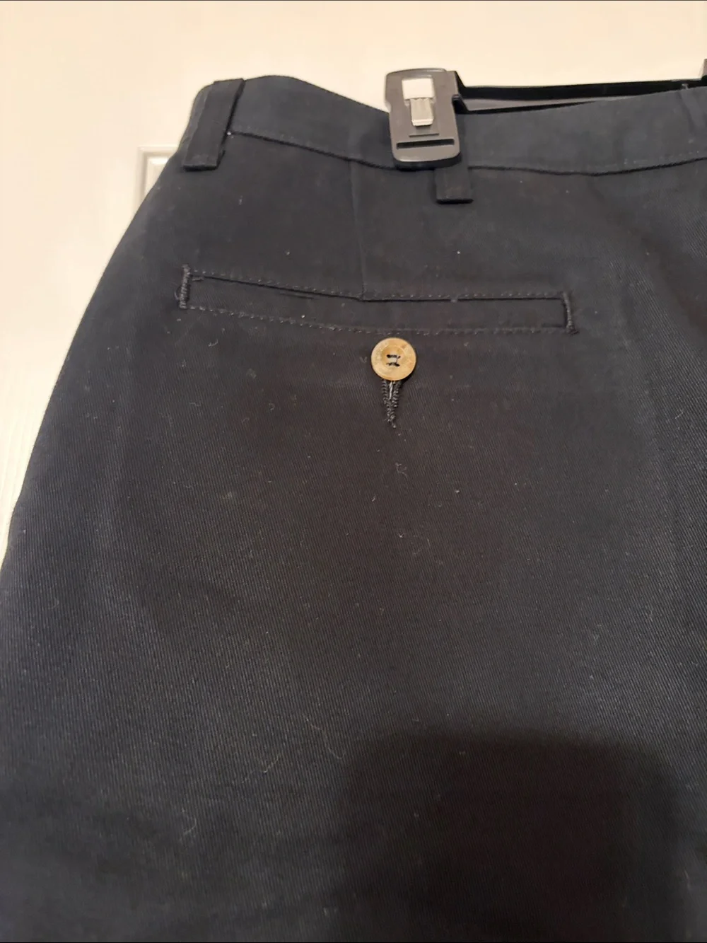 Men’s Wrangler rugged wear pleated front black shorts
